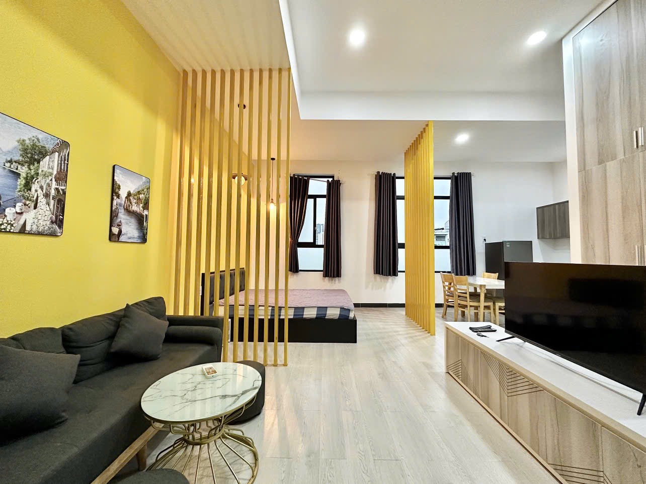 CĂN HỘ 1 PHÒNG NGỦ 1 PHÒNG KHÁCH Ở HUỲNH MẪN ĐẠT GIÁP QUẬN 1