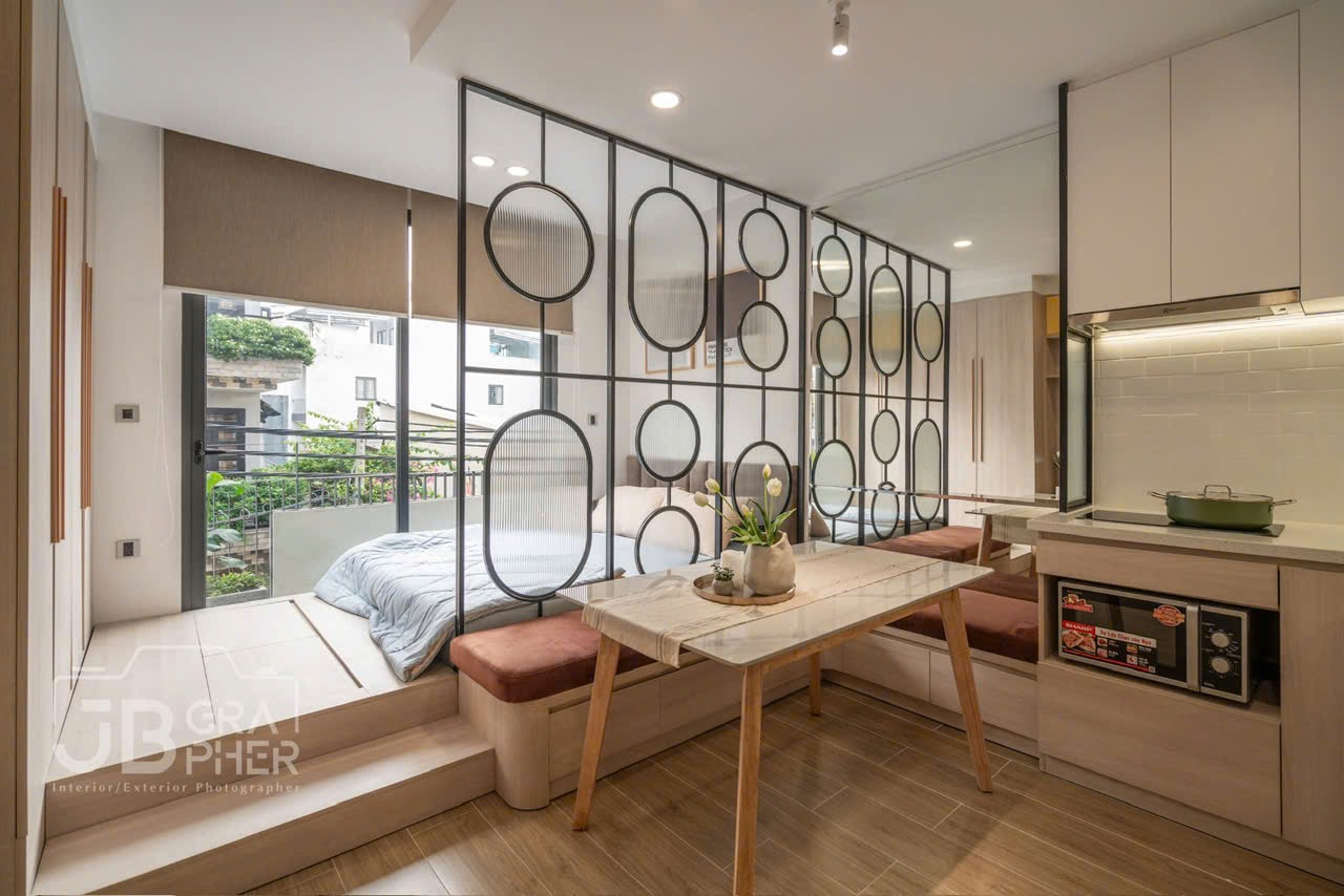 CĂN HỘ 1 PHÒNG NGỦ CAO CẤP BAN CÔNG DECOR CỰC XINH Ở PHAN XÍCH LONG ảnh 4