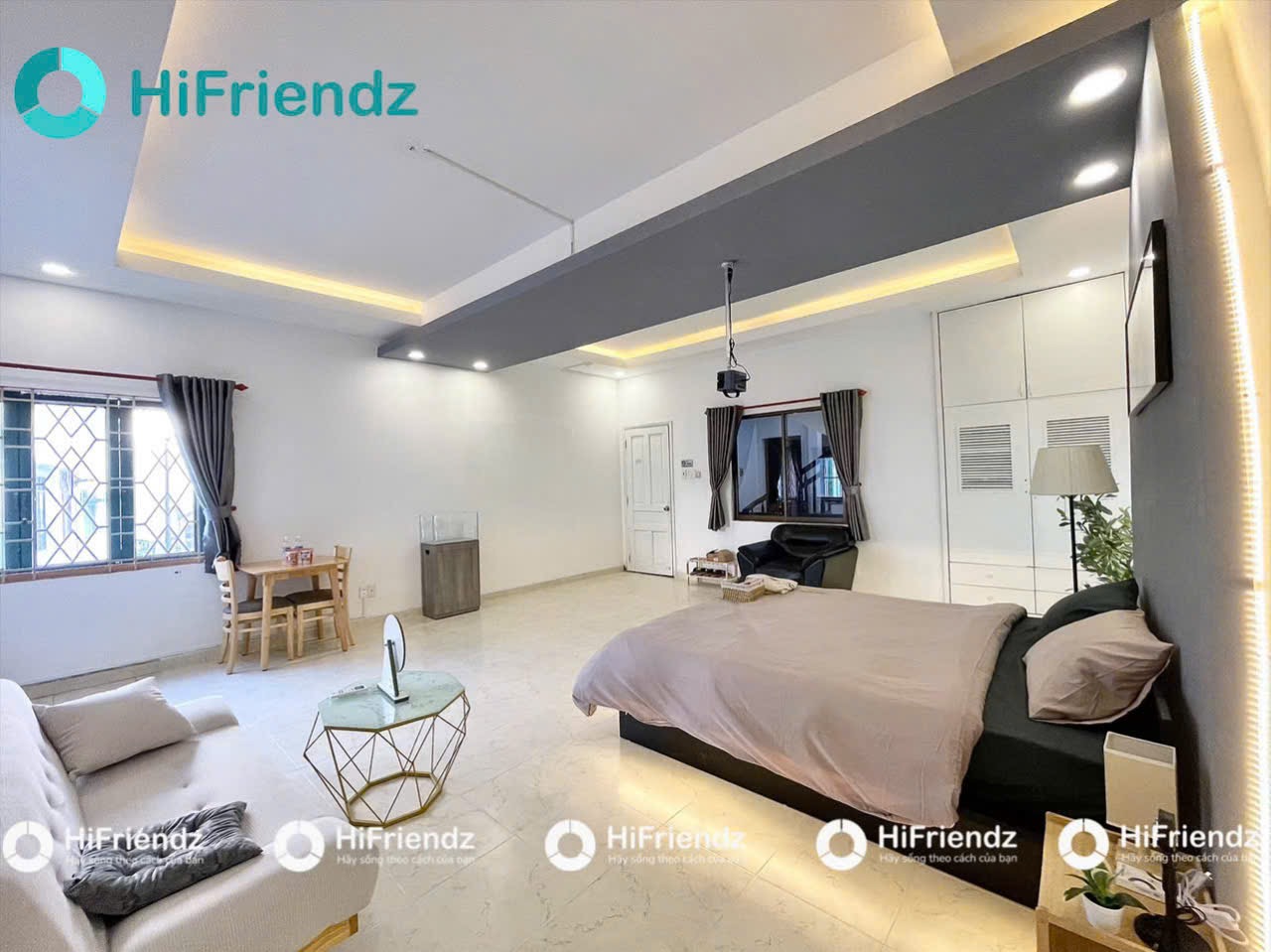 CĂN HỘ DIỆN TÍCH RỘNG NHIỀU CỬA SỔ CÓ BỒN TẮM Ở SÁT QUẬN 1 ảnh 3