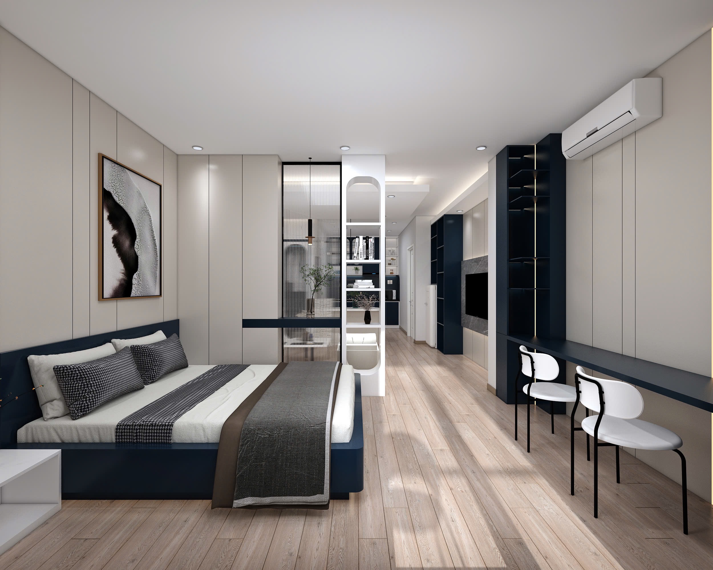 CĂN HỘ 1 PHÒNG NGỦ BAN CÔNG VIEW LANDMARK NỘI THẤT CAO CẤP SANG TRỌNG Ở HUỲNH MẪN ĐẠT