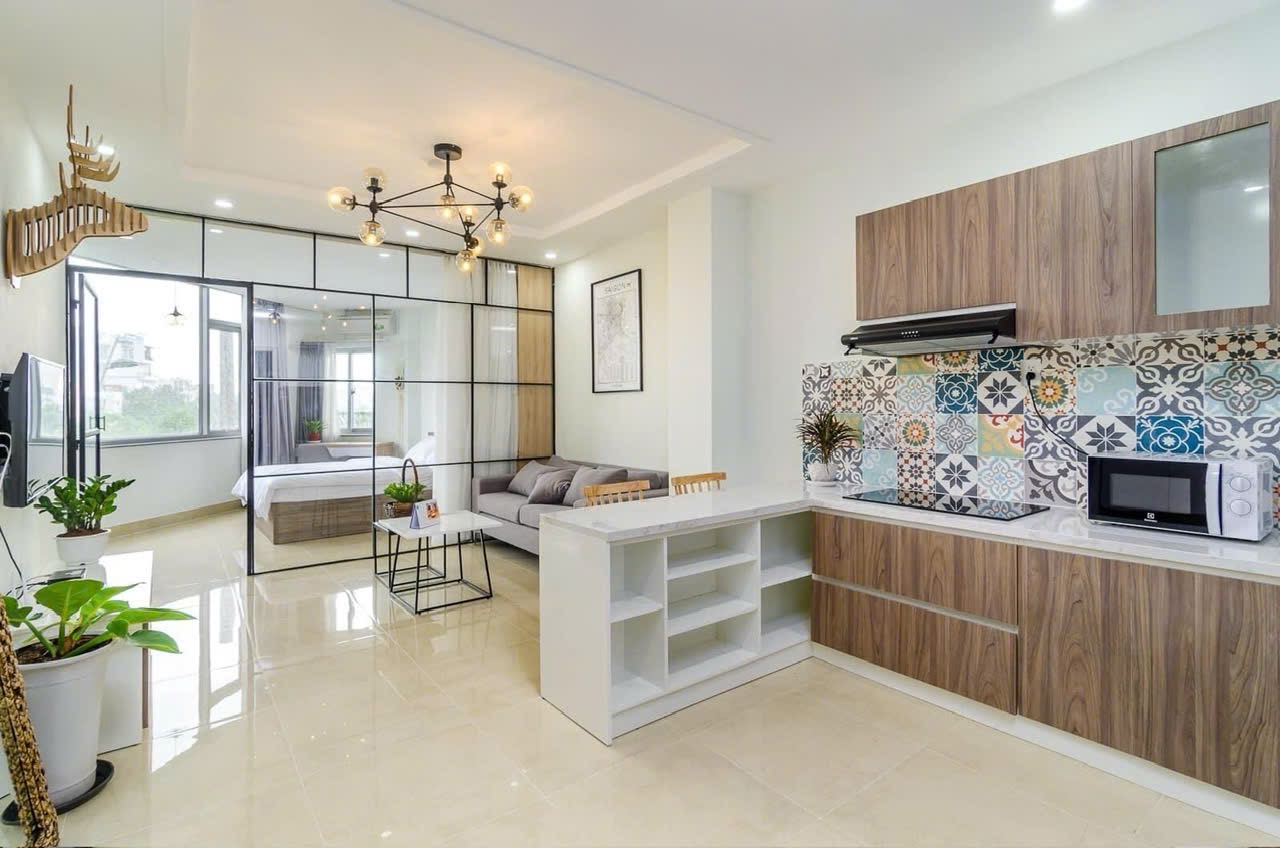 CĂN HỘ 1 PHÒNG NGỦ VIEW SÔNG PHÒNG KHÁCH RỘNG Ở TRƯỜNG SA PHÚ NHUẬN SÁT QUẬN 1