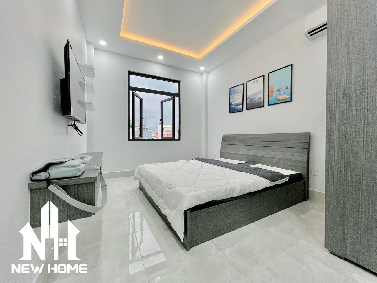 CĂN HỘ 1 PHÒNG NGỦ CỬA SỔ LỚN NỘI THẤT CAO CẤP MÁY GIẶT RIÊNG Ở VẠN KIẾP